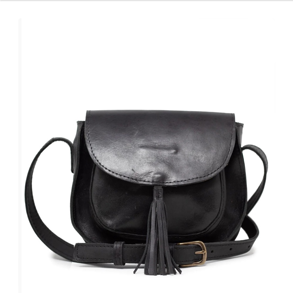 ABLE LOCAL+GLOBAL leather crossbody bag